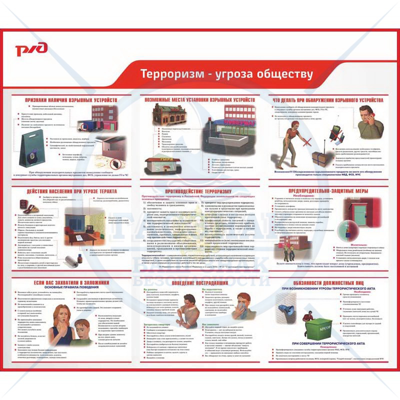 Охрана труда оао ржд. Стенд охрана труда РЖД. Плакат по охране труда терроризм. Антитеррористическая безопасность на поезде.