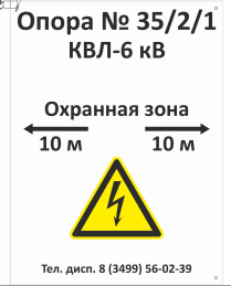 ГАСЗНАК — производитель знаков по стандарту «Россети» №793р